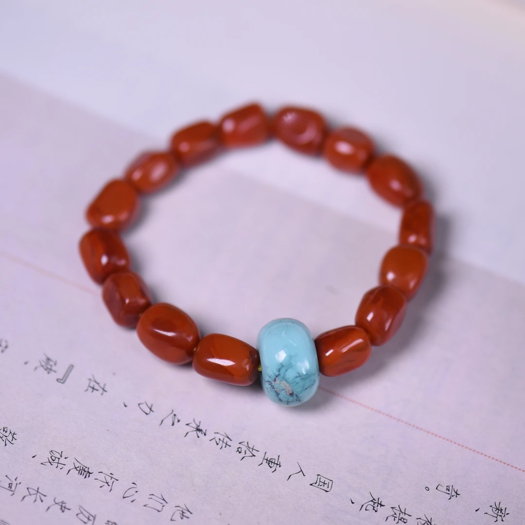 松石南红手串设计款