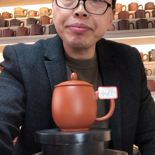 朱泥茶杯高品微瑕容量300