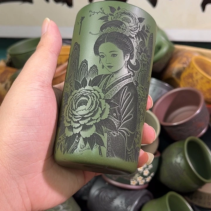 茶杯紫砂全手工紫砂主人杯