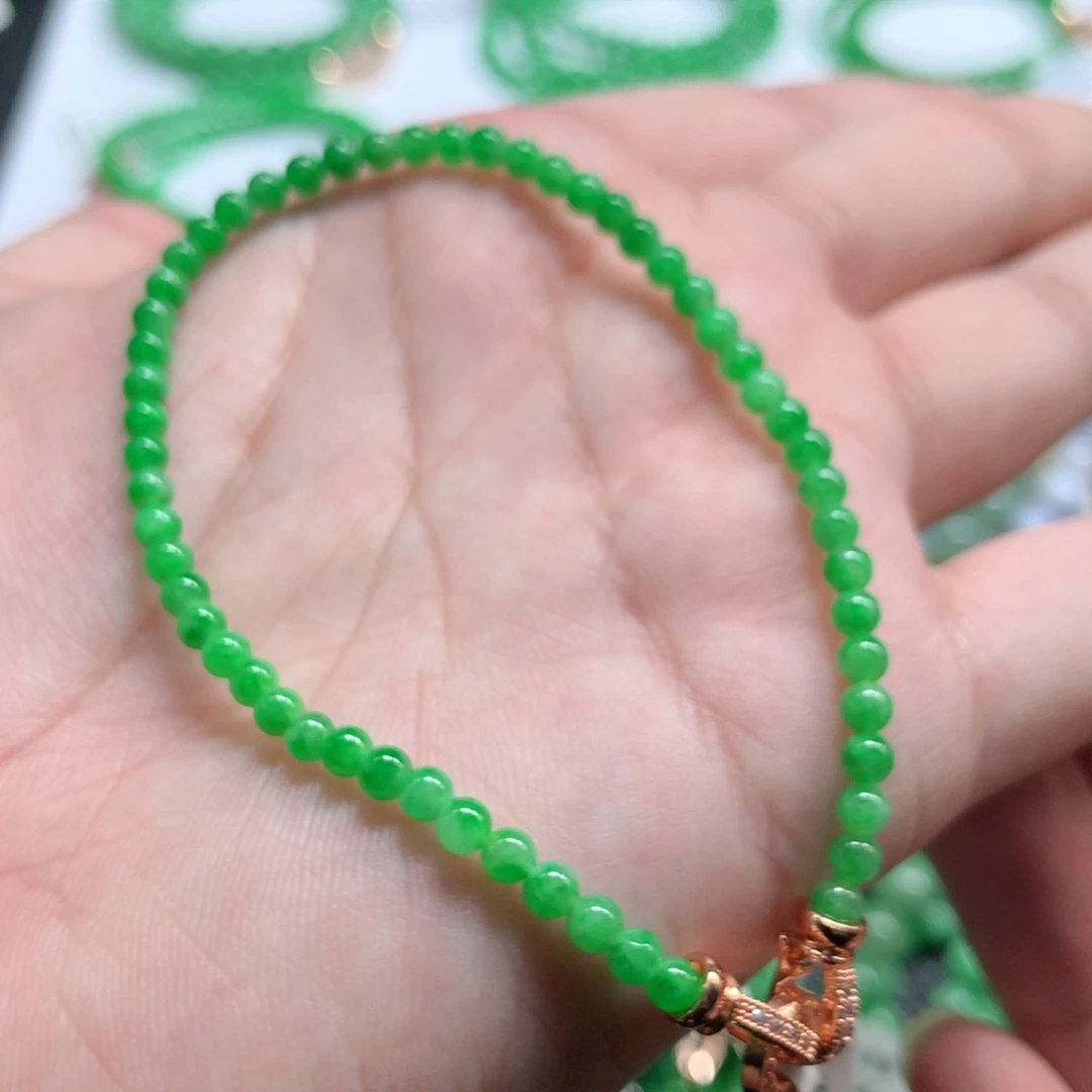 翡翠未镶嵌手链翡翠