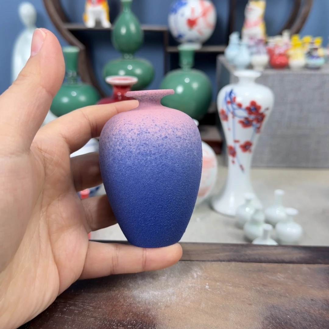 陶瓷手工小花器摆件