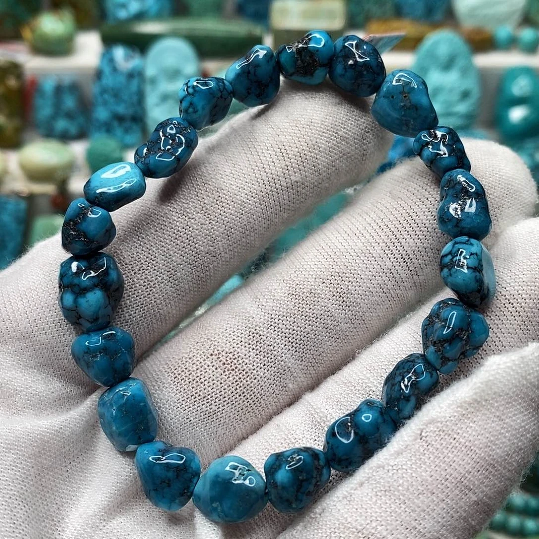 绿松石未镶嵌天然原矿 地大质检