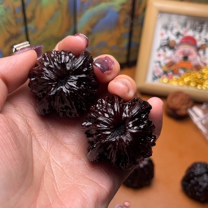 大***缺核桃地闷文玩手把件小众 40 尺 206