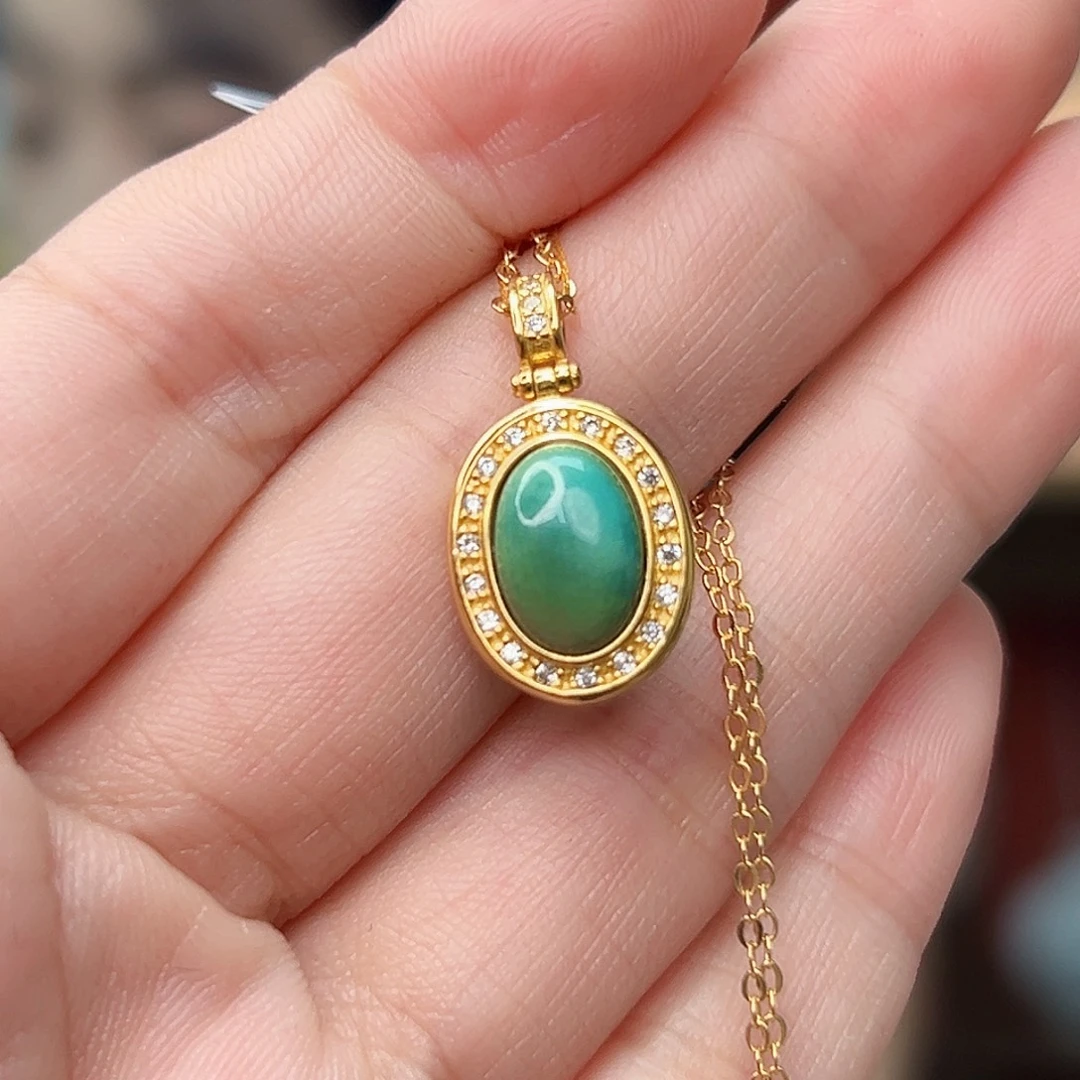 未镶嵌绿松石珠宝奇石