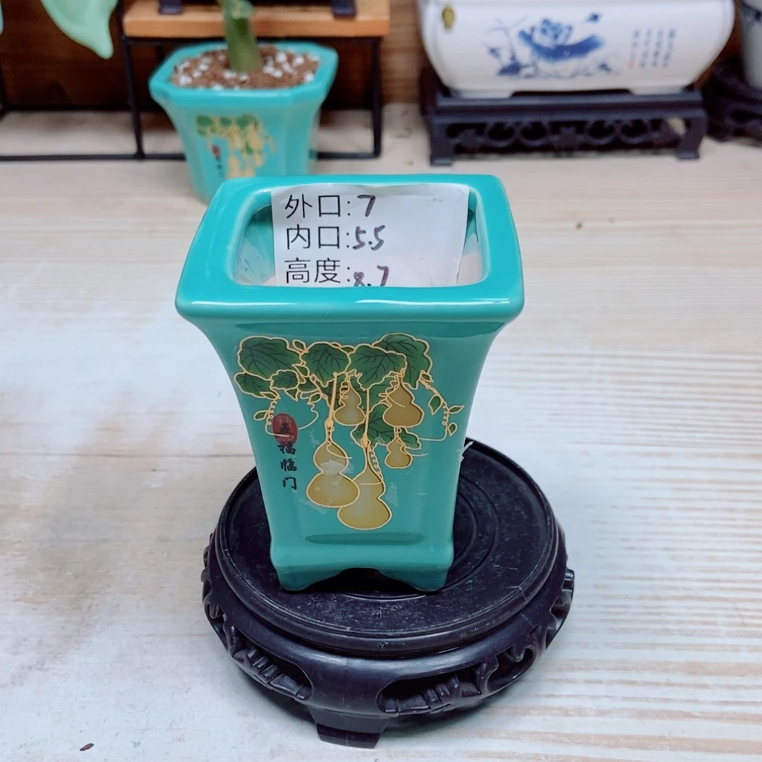 瓷片陶瓷花盆陶瓷艺术