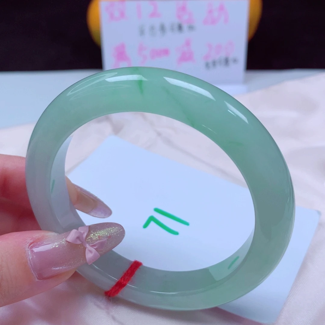 未镶嵌手镯翡翠天然缅甸翡翠A货手镯 71号