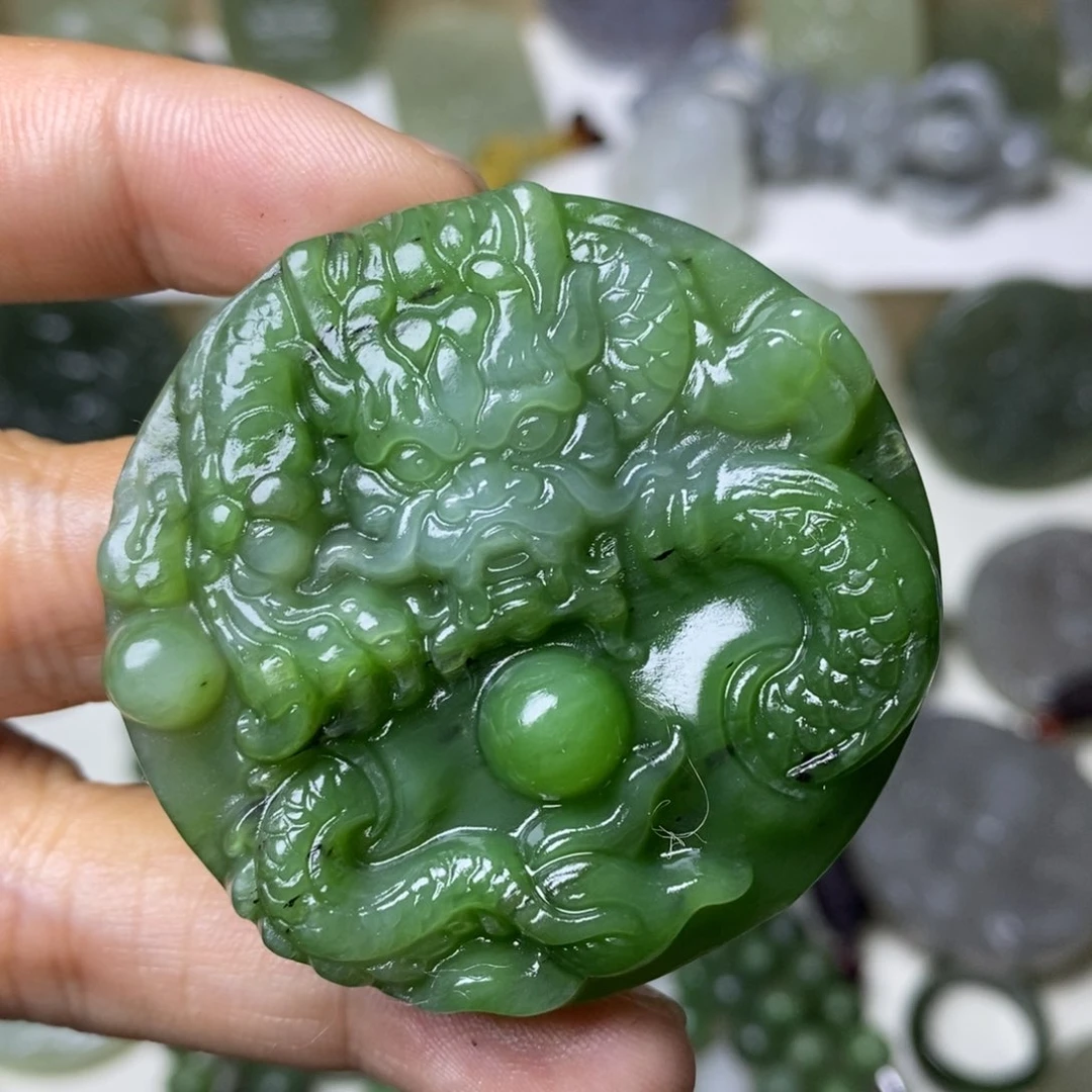 和田玉未镶嵌颈饰烟****❤包容