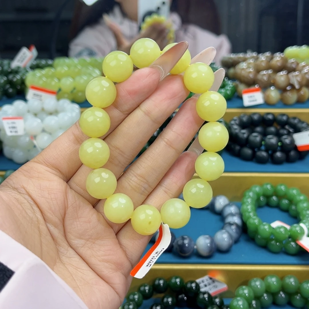 和田玉未镶嵌手链天然和田玉新疆若羌