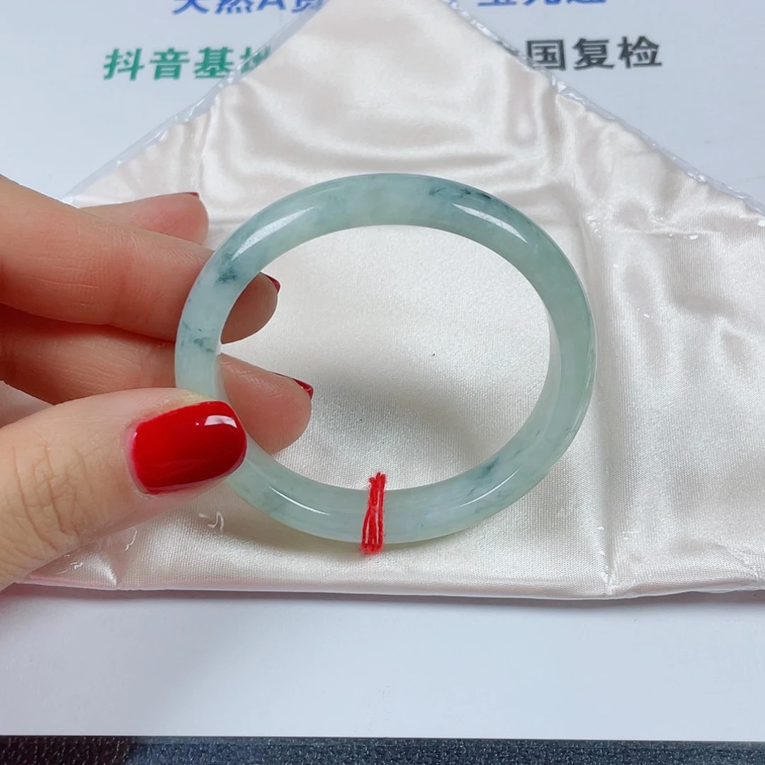翡翠未镶嵌手镯贵妃54宽12厚8