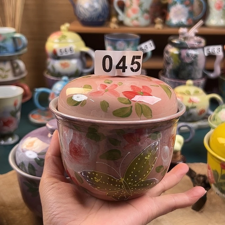 杯鑫*阳景德镇陶瓷手绘作品045