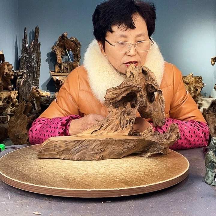 茶盏用****0401株木的随行的根艺