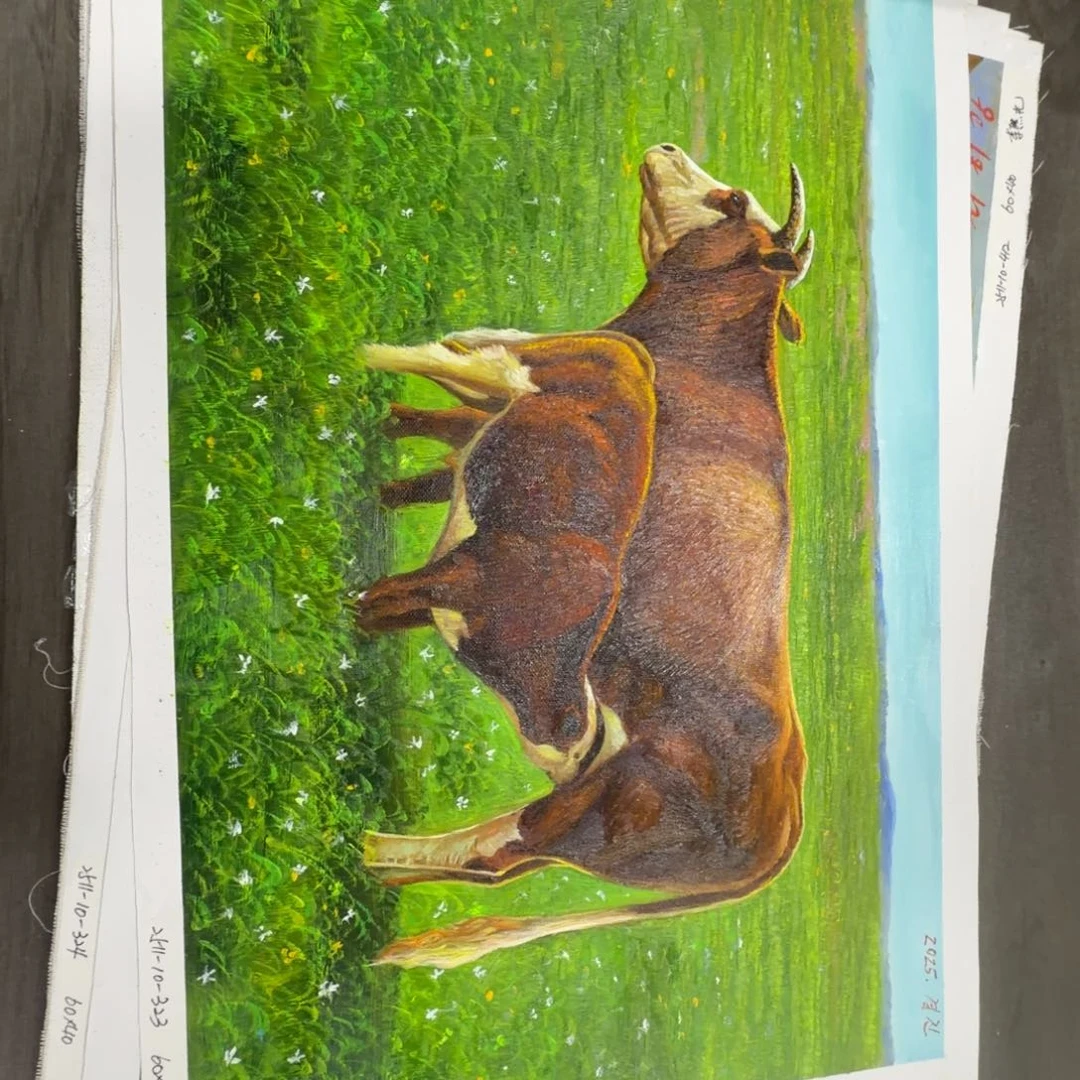 油画加油加油努力加油努力