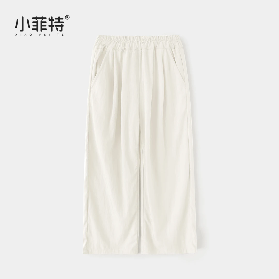 小菲特夏季新款女童休闲薄款裤子儿童女宝夏天直筒长裤HNKX51570