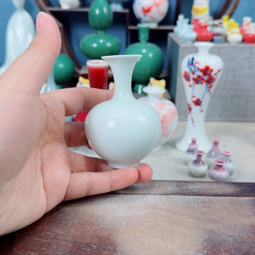 陶瓷手工小花器摆件