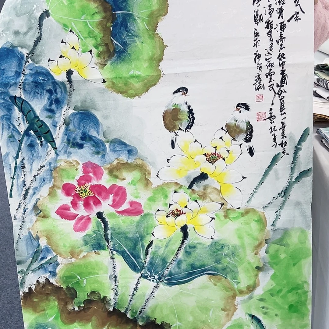 国画事事顺心如意万事如意