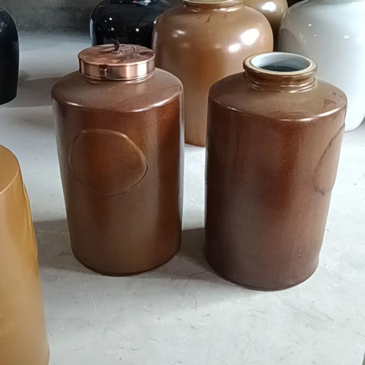 缸50斤酒坛带金属盖二个