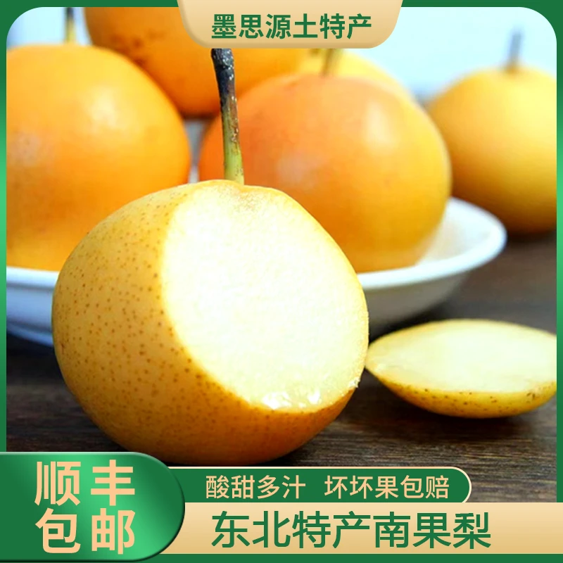 东北特产南果梨细皮软糯酸甜多汁酒香梨孕妇水果2/3/5斤顺丰包邮