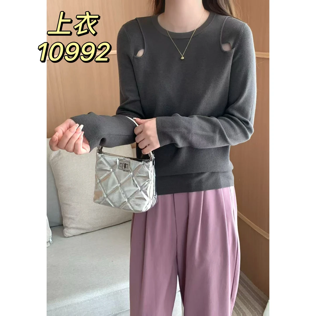 10992（部分无水洗唛，介意慎拍）SANFAN新款针织衫