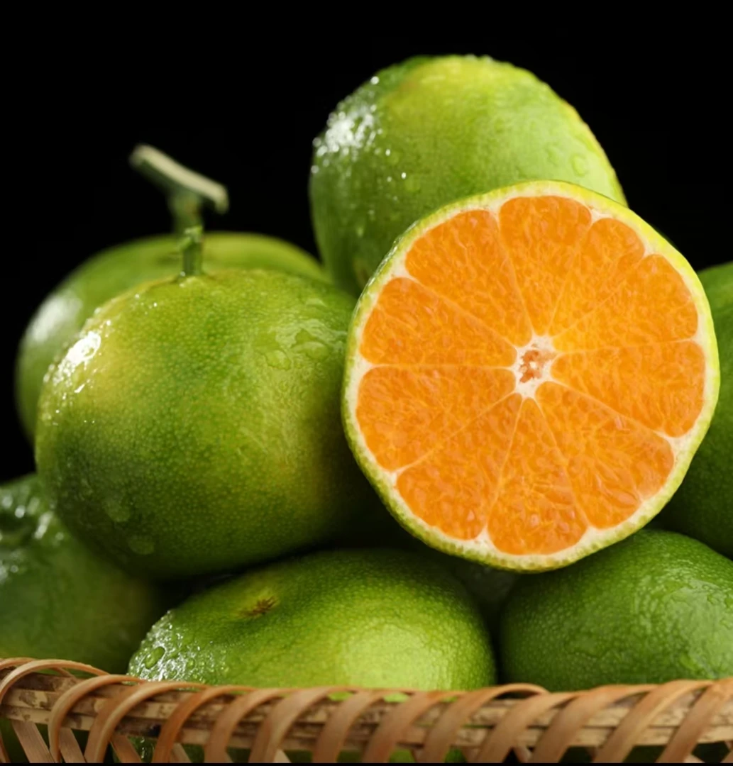 云南青皮无籽蜜桔新鲜应季水果现采现摘酸甜多汁适合孕妇5斤