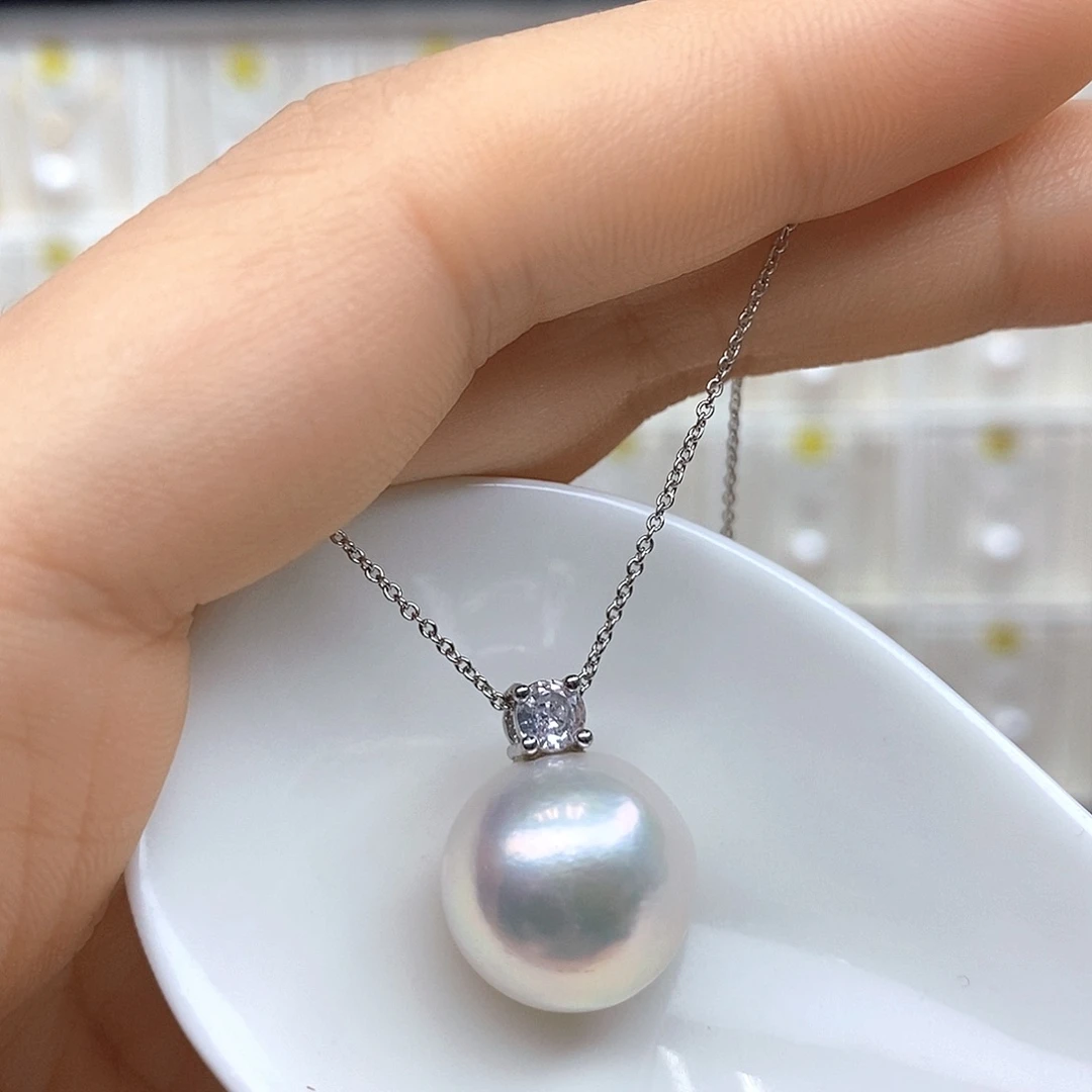 淡水珍珠合金吊坠(赠链)
