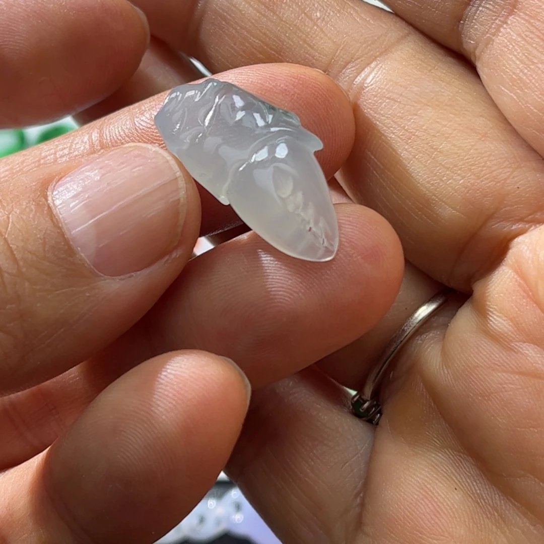 定制翡翠未镶嵌蟹钳