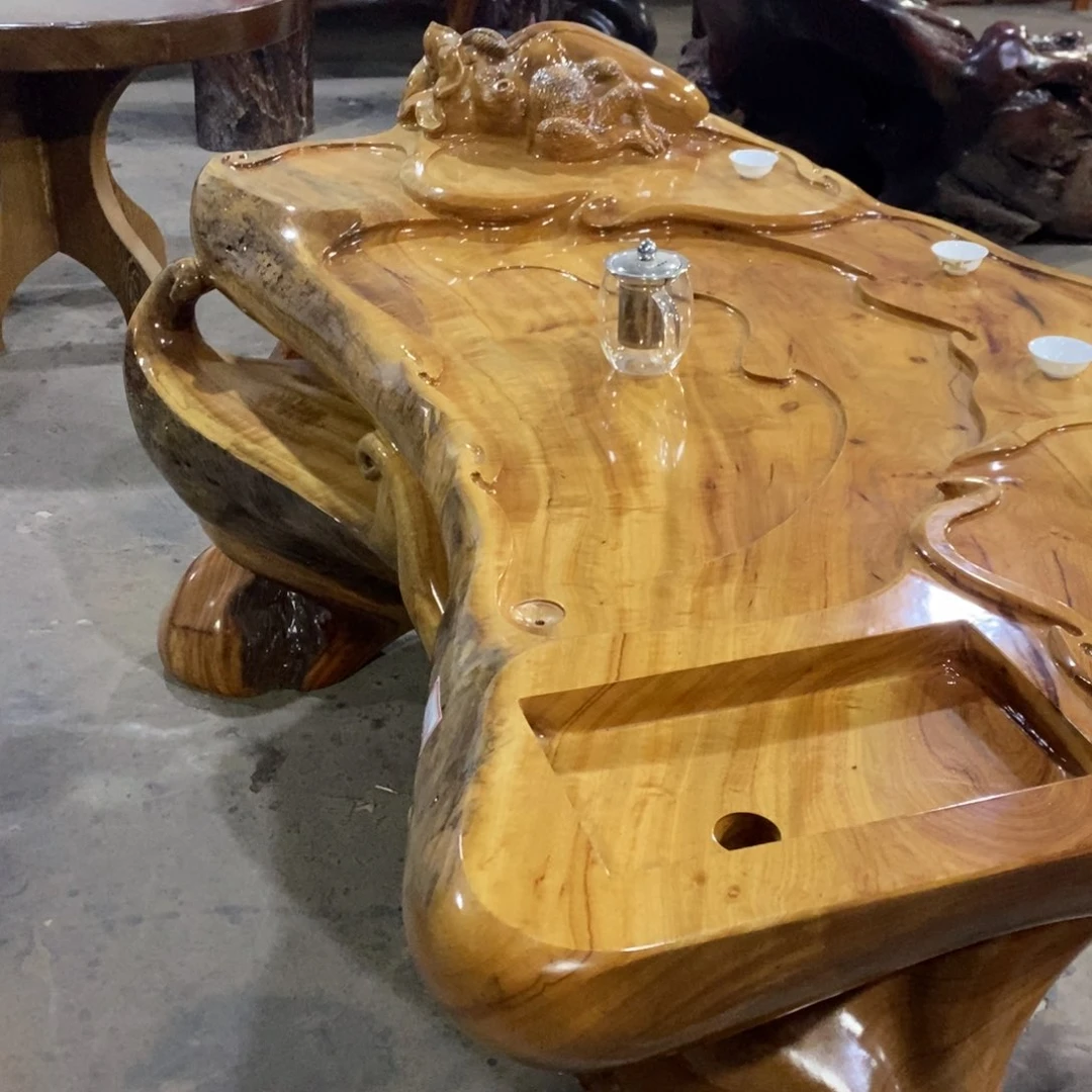 香榧木磊*哥香樟木桌子