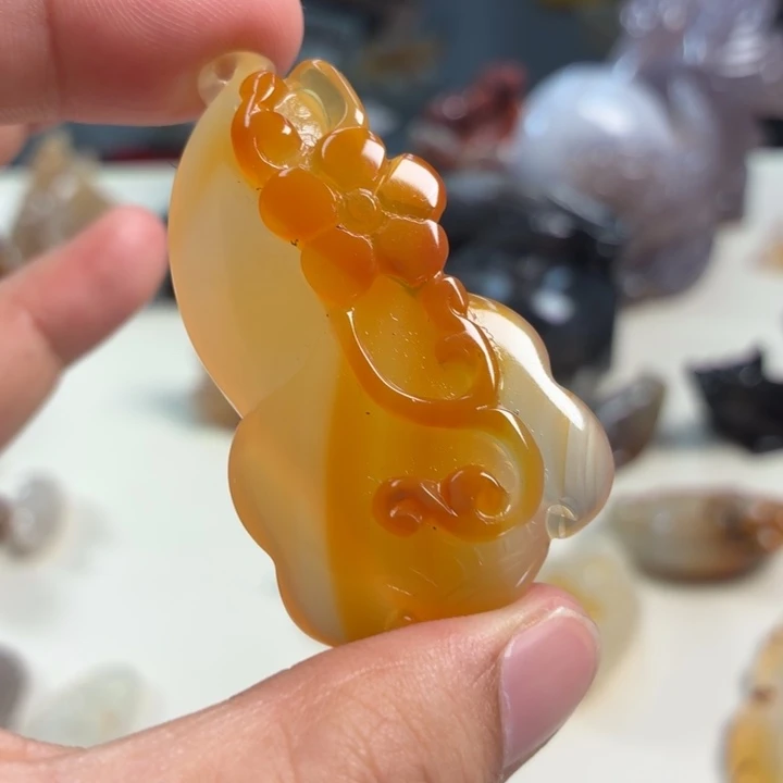 未镶嵌吊坠(不含链)玛瑙/玉髓