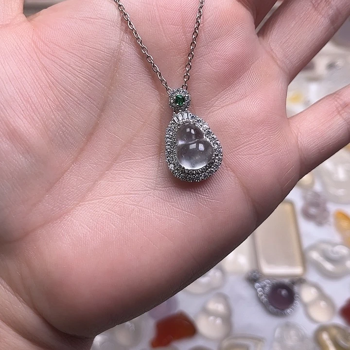 玛瑙/玉髓合金颈饰