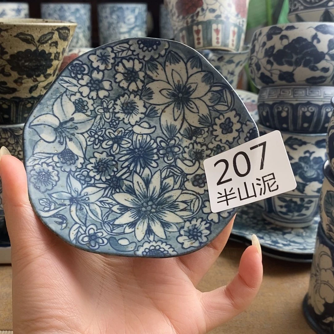 手工手绘青花高温陶瓷