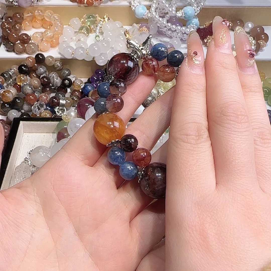 水晶手链未镶嵌雪八