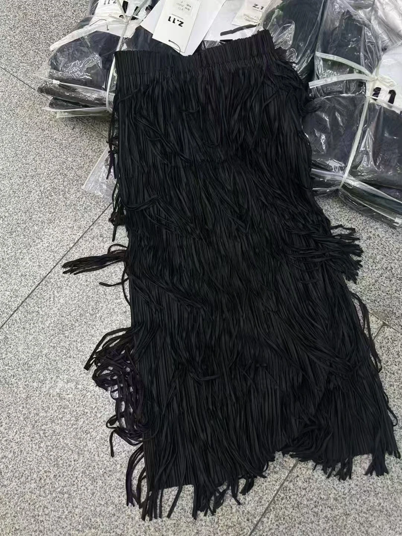 欧韩时尚小众流苏半身裙