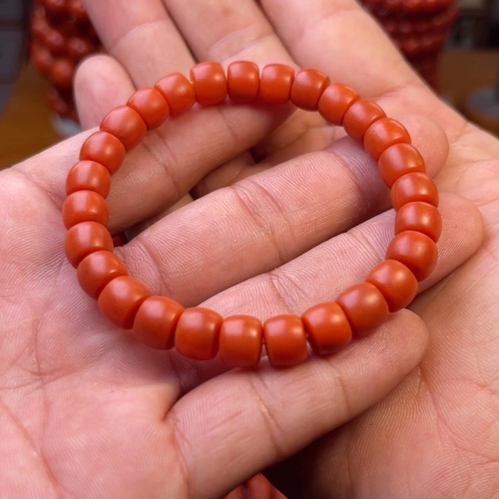 南红玛瑙未镶嵌保山精工直切卡8➕