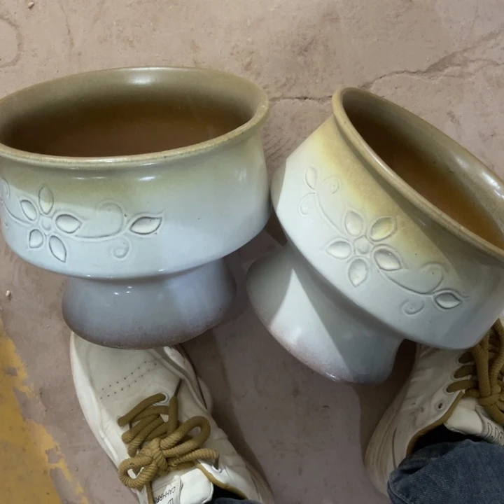 花盆紫砂口径21高度17两只正品