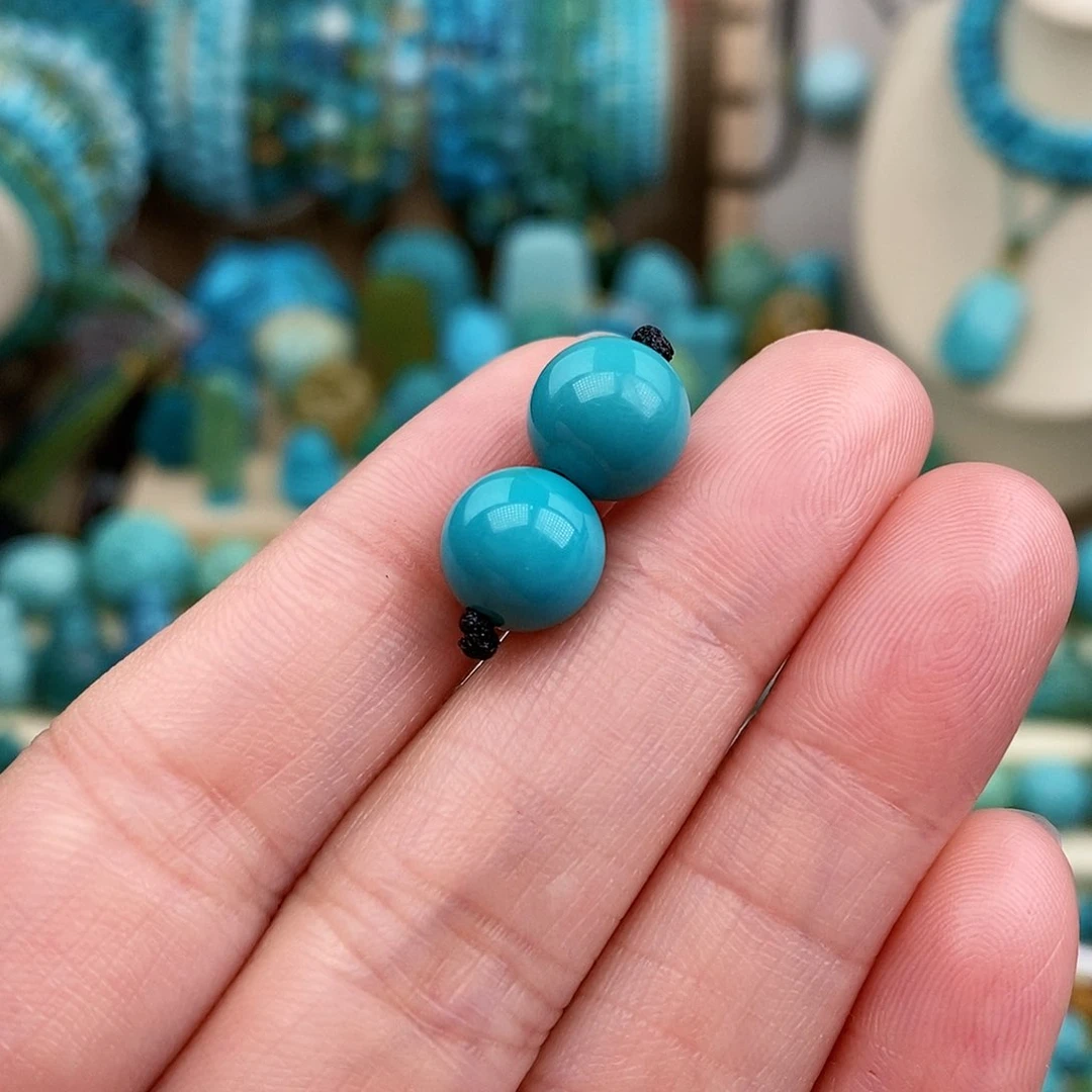 绿松石珠宝奇石未镶嵌