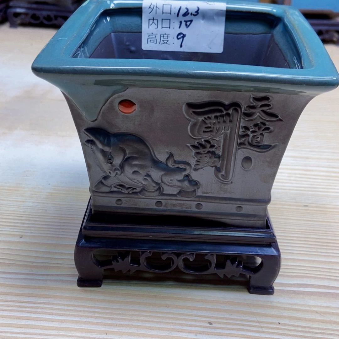 瓷片陶瓷花盆陶瓷艺术