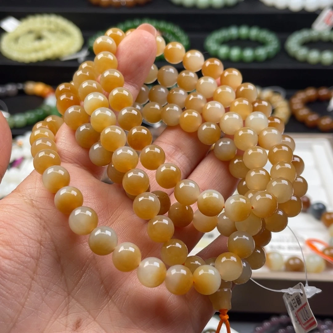 和田玉手串未镶嵌维*