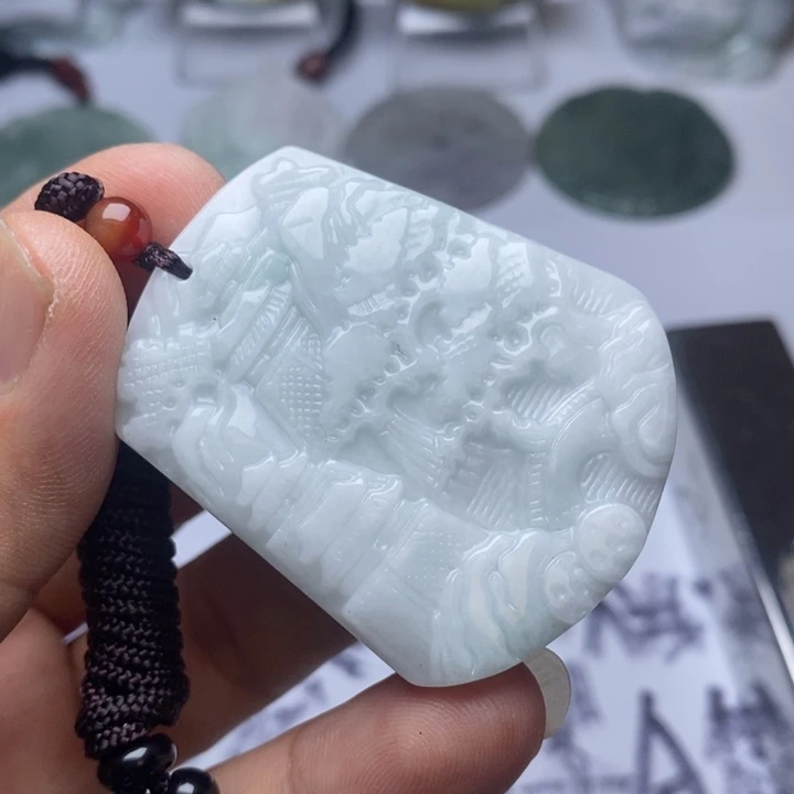 翡翠未镶嵌颈饰翡翠