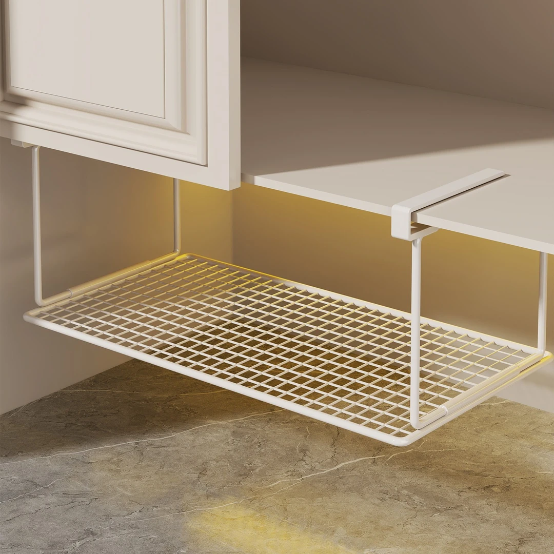 免打孔脸盆架浴室柜下脸盆架卫生间悬挂式脸盆置物架洗脸盆收纳架