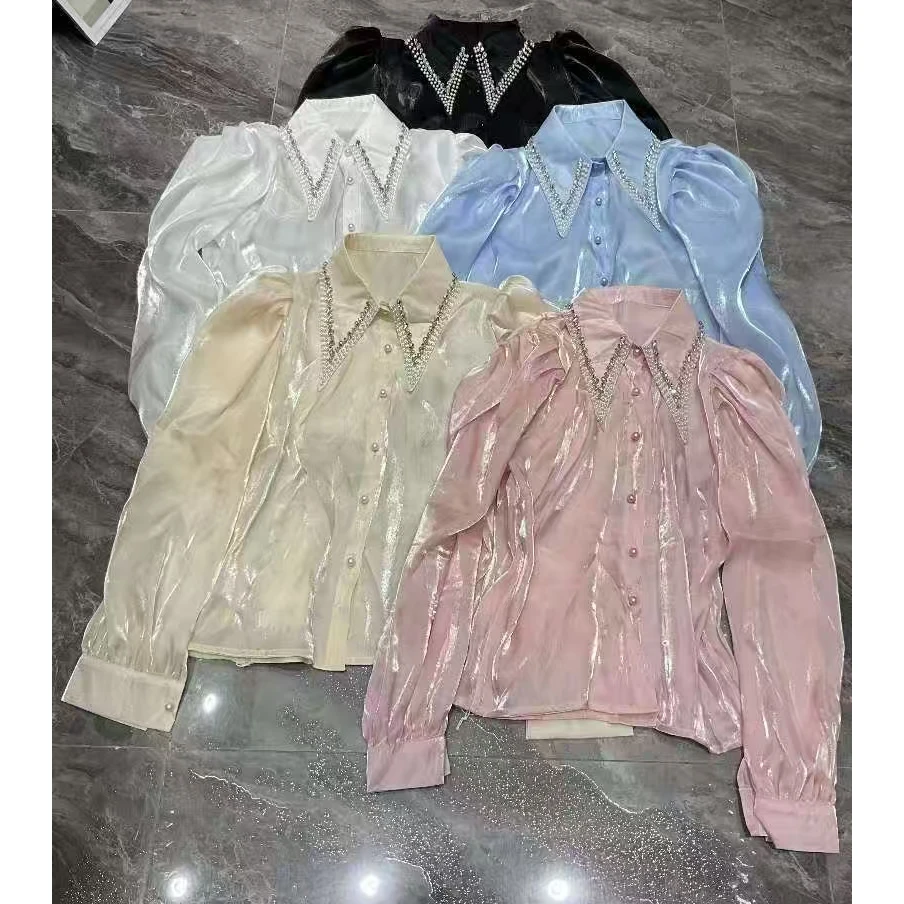 【看主播直播下单】2025春季新款时尚百搭雪纺衫