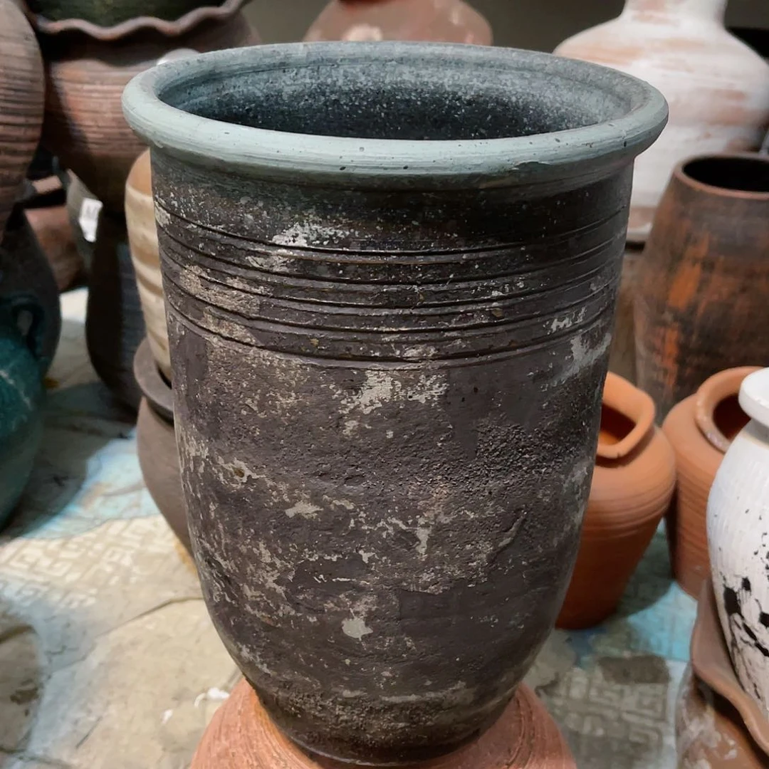 红陶带孔带孔口径19高度28