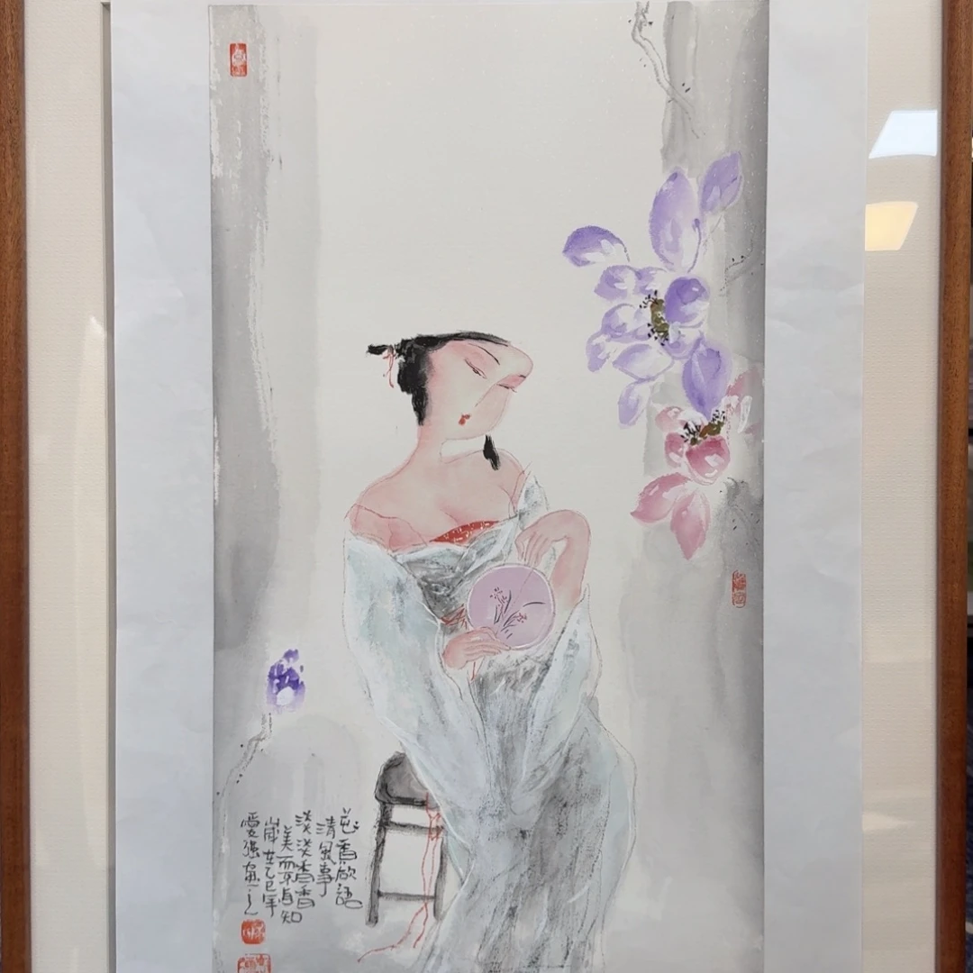 国画国画作品山水花鸟