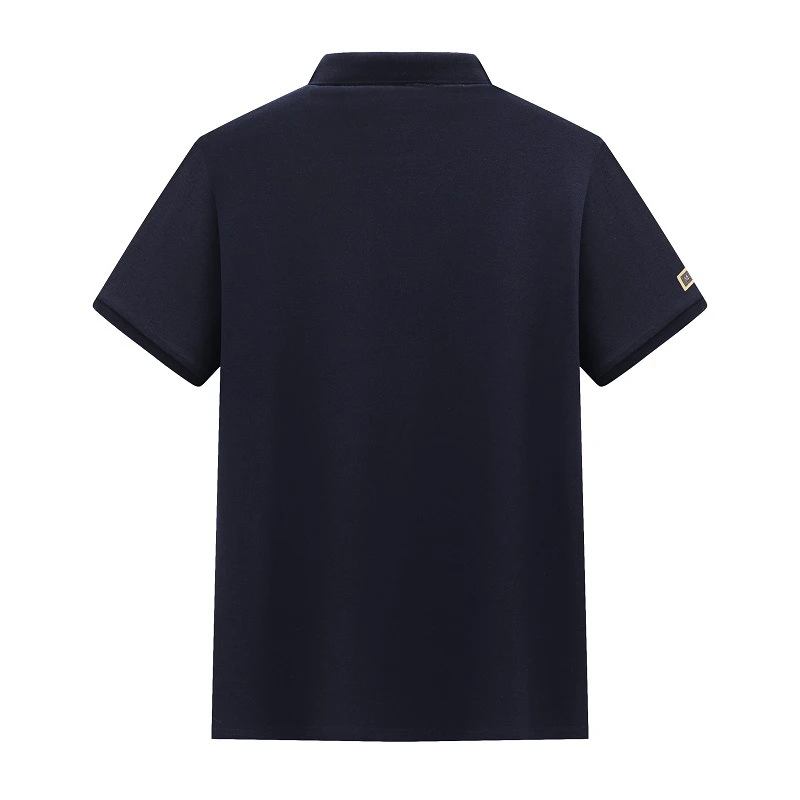 胖子哥夏季新款男士百搭加肥加大时尚休闲翻领纯棉短袖T恤一件代