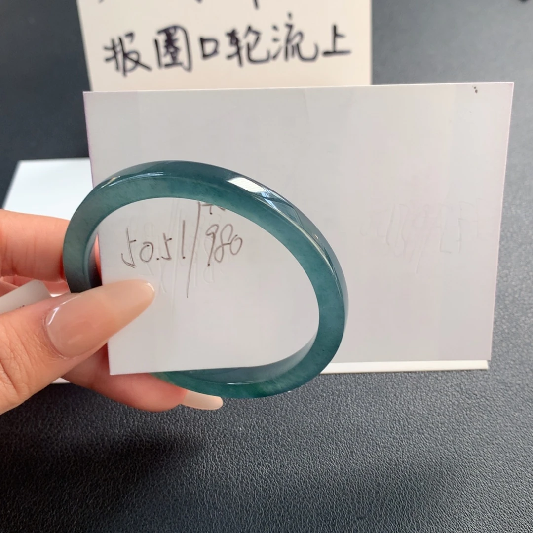 翡翠未镶嵌手镯天然翡翠