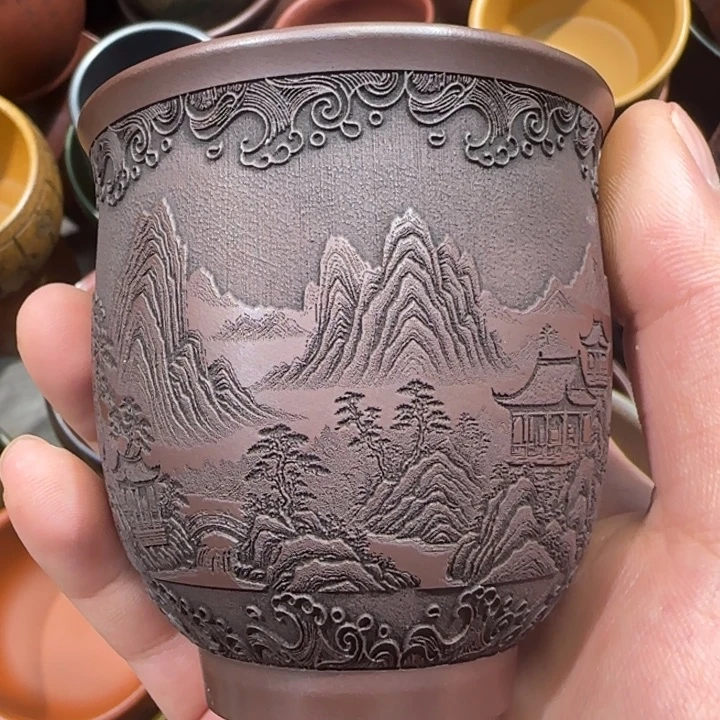 茶杯紫砂全手工制作工艺