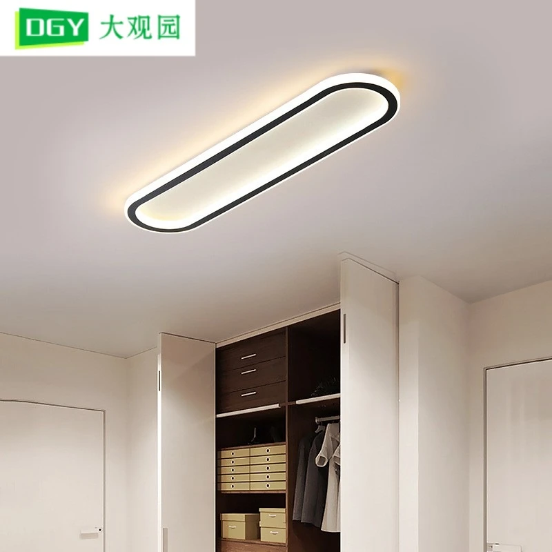 简约LED过道超薄入户走廊衣帽间卧室长条吸顶灯阳台灯玄关灯