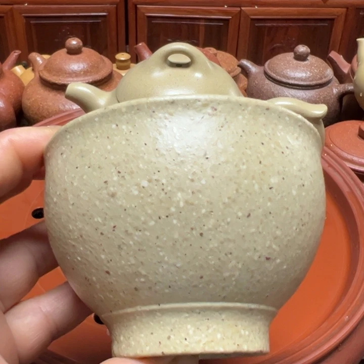 茶壶紫砂宜兴原矿本绿御皇段