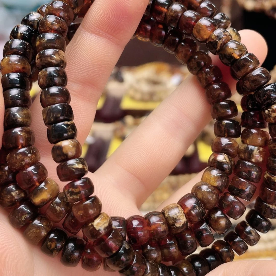 琥珀裸石未镶嵌琴*八