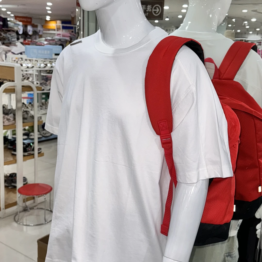 【2025爆款】纯棉白色T恤男女夏 显瘦|正肩微收腰短袖打底衫上瘾款