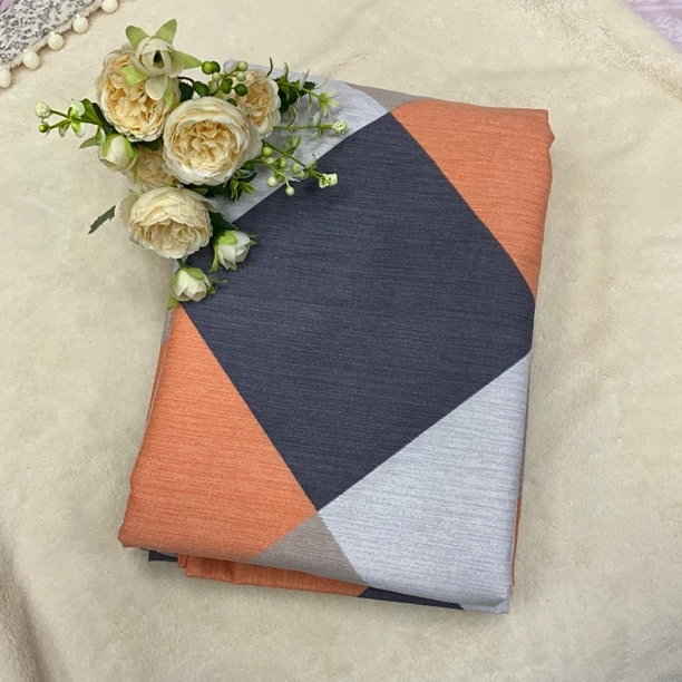 棉线四件套（字母方格）秋冬款加厚磨绒四件套