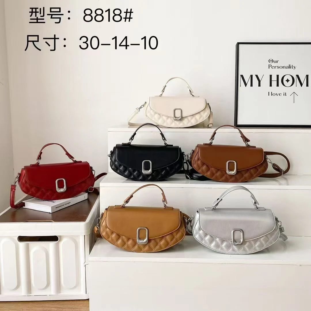 车缝线都市简约单肩腋下包